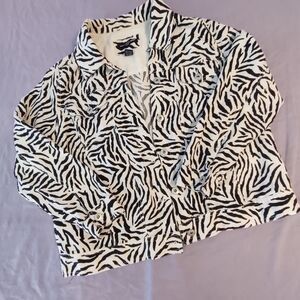 Saint Tropez West Linen Top  Size: 1X (0084)